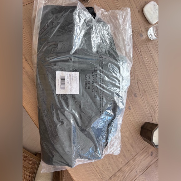 Free People Fleur De Lis Denim Puffer Jacket / Washed Black NWT - Picture 7 of 7